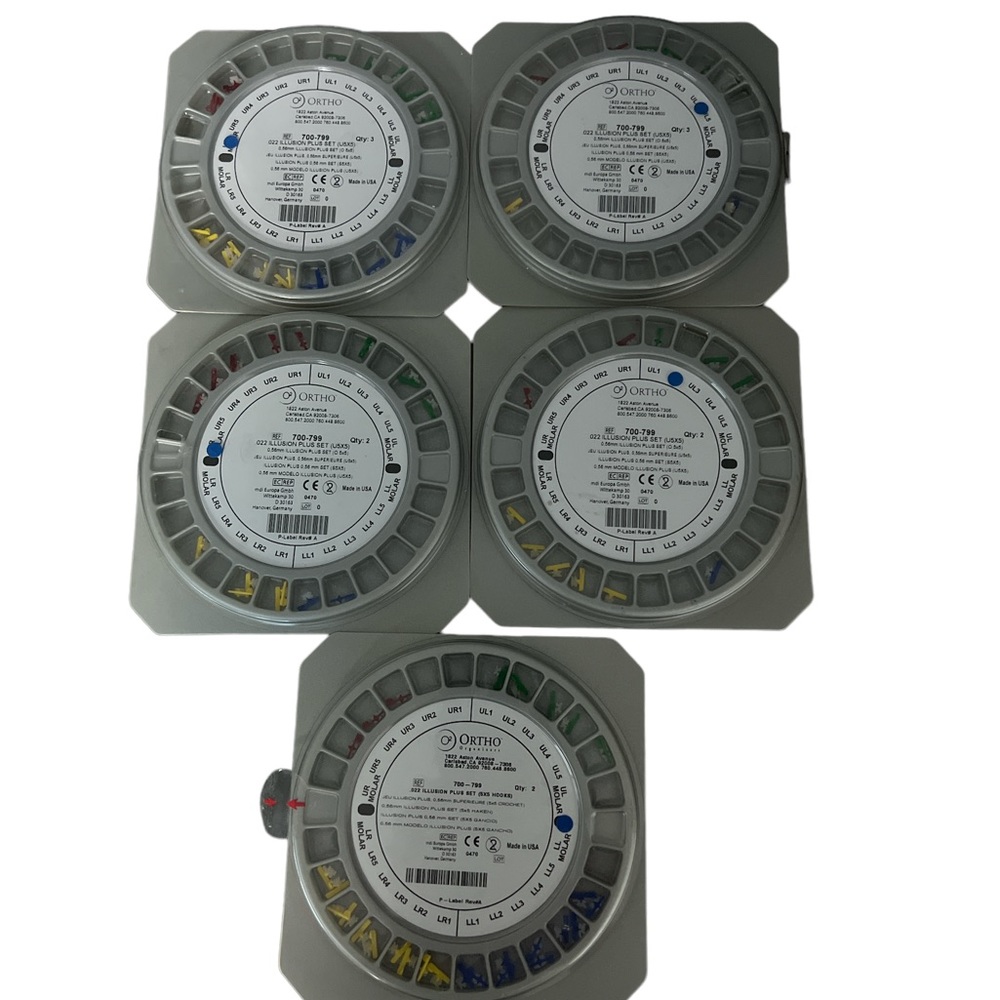 Ortho brackets 022 Illusion Plus Set (U5x5)